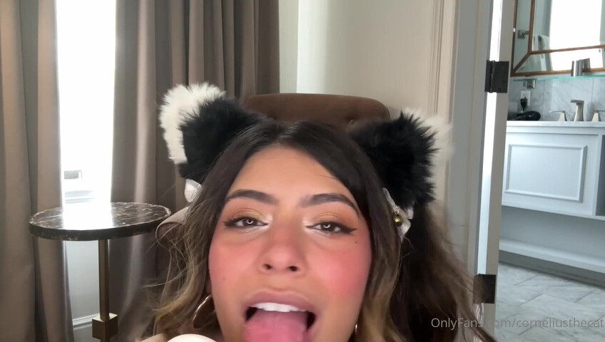 corneliusthecat ASMR Ear Licking at Hotel