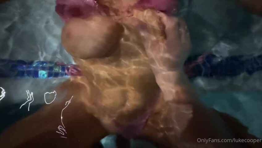 csblondebombshell - Underwater Pool Sex - Luke Cooper Underwater Pool