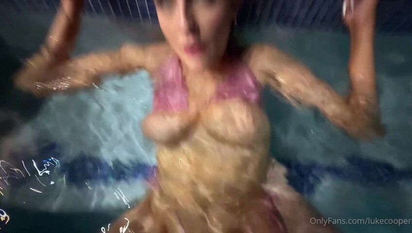 csblondebombshell - Underwater Pool Sex - Luke Cooper Underwater Pool