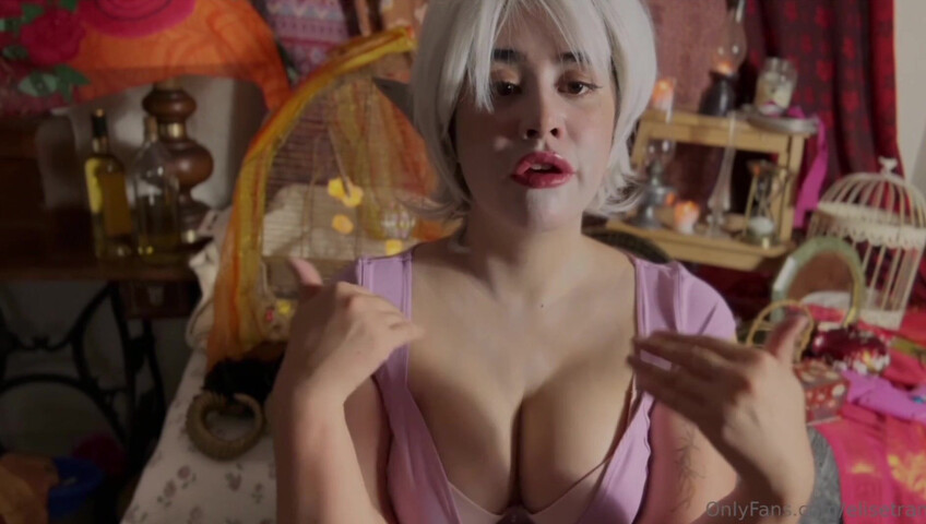 Elise Tran ASMR - Ditzy elf shopkeeper shows off her tits