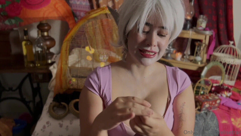 Elise Tran ASMR - Ditzy elf shopkeeper shows off her tits