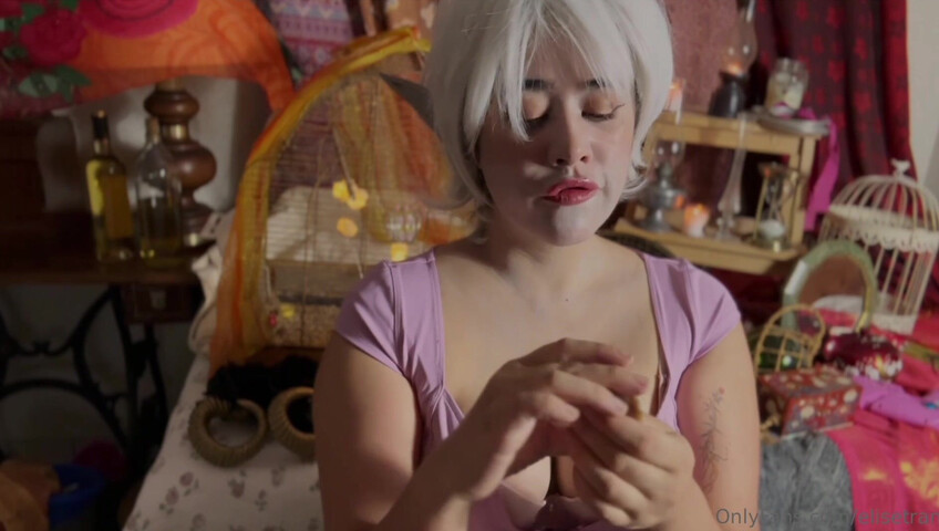 Elise Tran ASMR - Ditzy elf shopkeeper shows off her tits