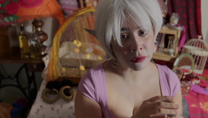 Elise Tran ASMR - Ditzy elf shopkeeper shows off her tits