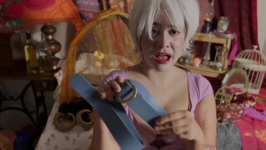 Elise Tran ASMR - Ditzy elf shopkeeper shows off her tits