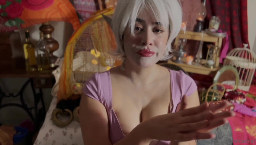 Elise Tran ASMR - Ditzy elf shopkeeper shows off her tits