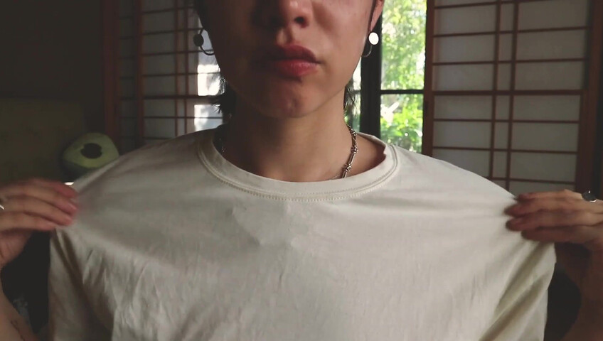 Elise Tran ASMR - naughty nipples tease and whispers