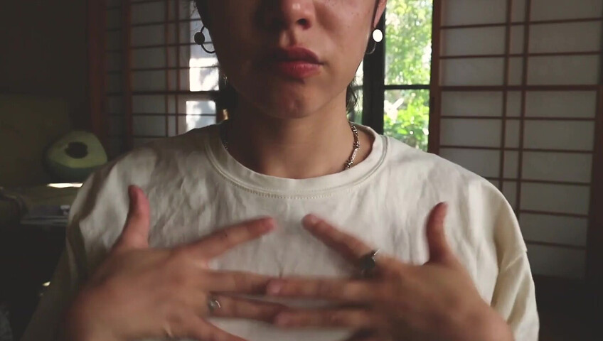 Elise Tran ASMR - naughty nipples tease and whispers