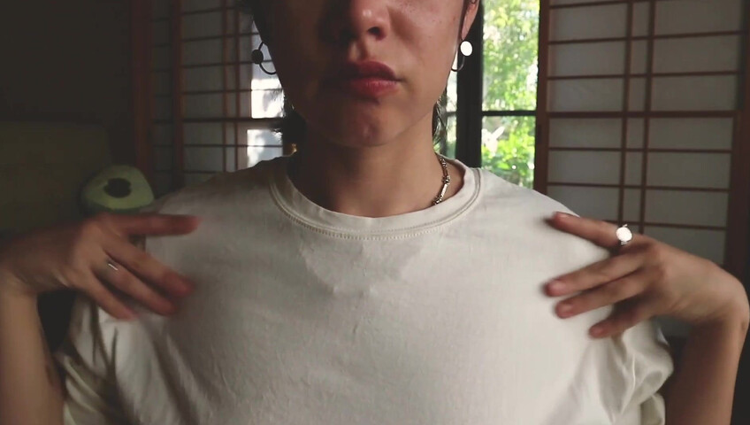 Elise Tran ASMR - naughty nipples tease and whispers