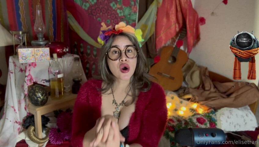 Elise Tran ASMR - Slutty hippie shopkeeper teases her hot tits