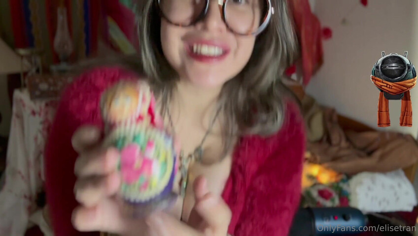 Elise Tran ASMR - Slutty hippie shopkeeper teases her hot tits