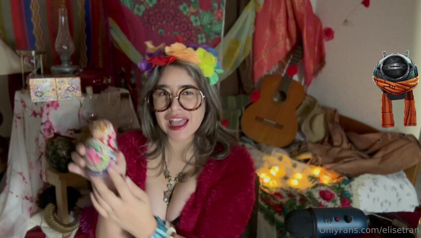 Elise Tran ASMR - Slutty hippie shopkeeper teases her hot tits