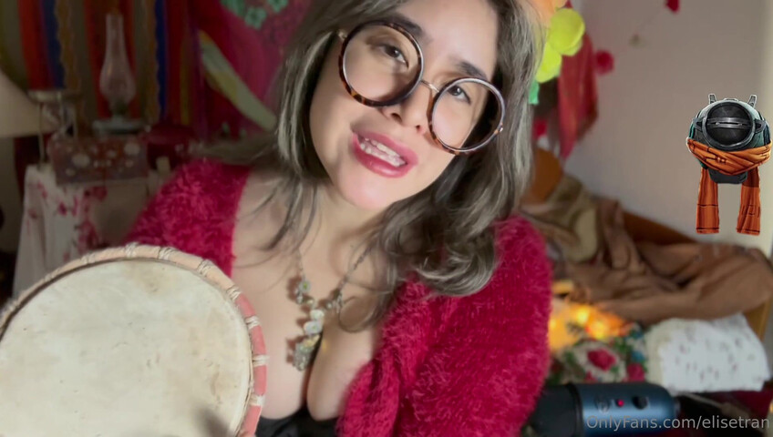 Elise Tran ASMR - Slutty hippie shopkeeper teases her hot tits
