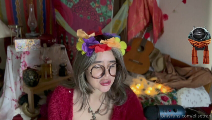 Elise Tran ASMR - Slutty hippie shopkeeper teases her hot tits