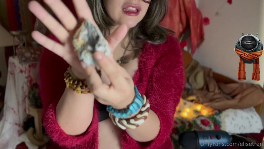 Elise Tran ASMR - Slutty hippie shopkeeper teases her hot tits