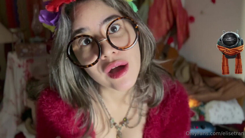 Elise Tran ASMR - Slutty hippie shopkeeper teases her hot tits