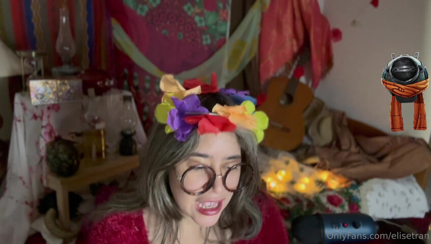 Elise Tran ASMR - Slutty hippie shopkeeper teases her hot tits