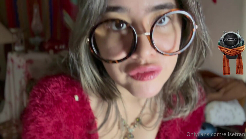 Elise Tran ASMR - Slutty hippie shopkeeper teases her hot tits