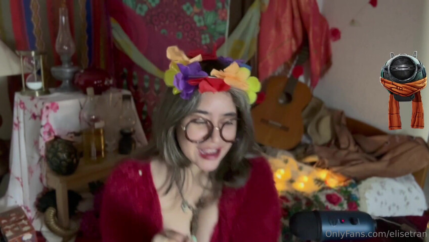 Elise Tran ASMR - Slutty hippie shopkeeper teases her hot tits