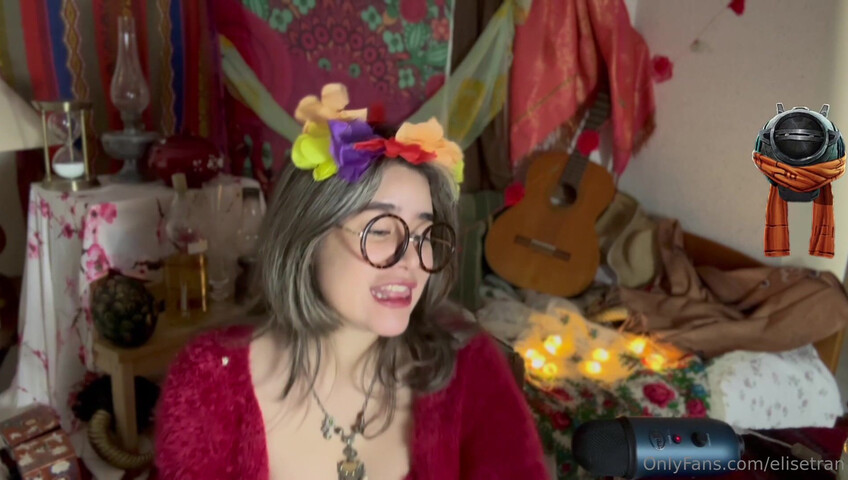 Elise Tran ASMR - Slutty hippie shopkeeper teases her hot tits