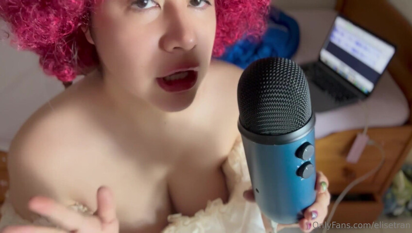 Elise Tran ASMR - French courtesan wants you to take in all her boobage
