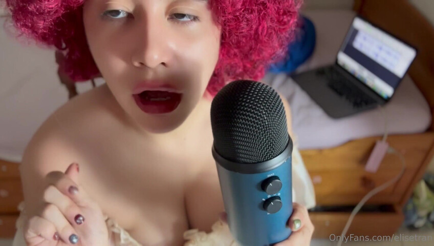 Elise Tran ASMR - French courtesan wants you to take in all her boobage