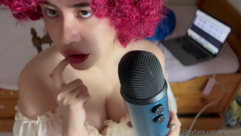 Elise Tran ASMR - French courtesan wants you to take in all her boobage