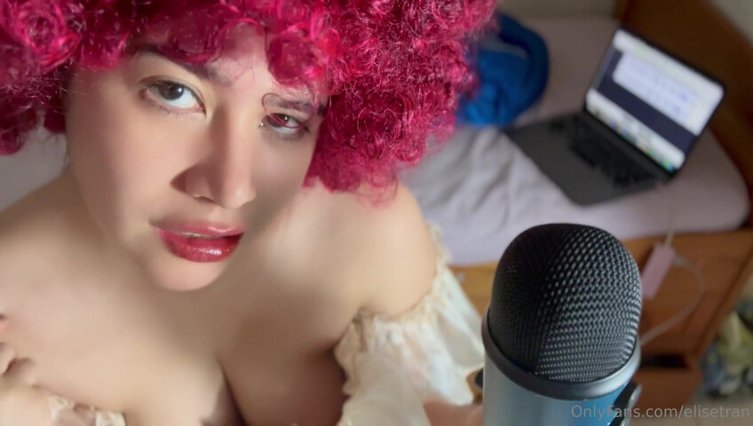 Elise Tran ASMR - French courtesan wants you to take in all her boobage