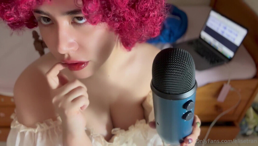 Elise Tran ASMR - French courtesan wants you to take in all her boobage