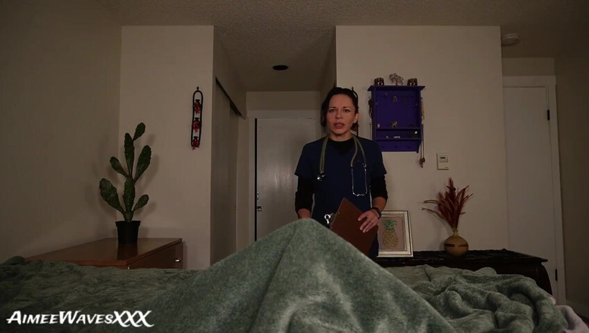 AimeeWavesXXX – Nurse Aimee Relieves your Massive Old Man Viagra Boner