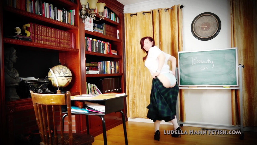 Ludella Hahns Fetish Adventures - Remote Controlled Stepsister Classroom Embarrassment - Wedgies, Humiliation, Humor, & Big Booty Shaking