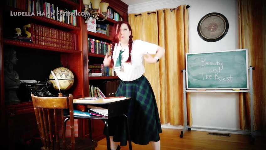 Ludella Hahns Fetish Adventures - Remote Controlled Stepsister Classroom Embarrassment - Wedgies, Humiliation, Humor, & Big Booty Shaking