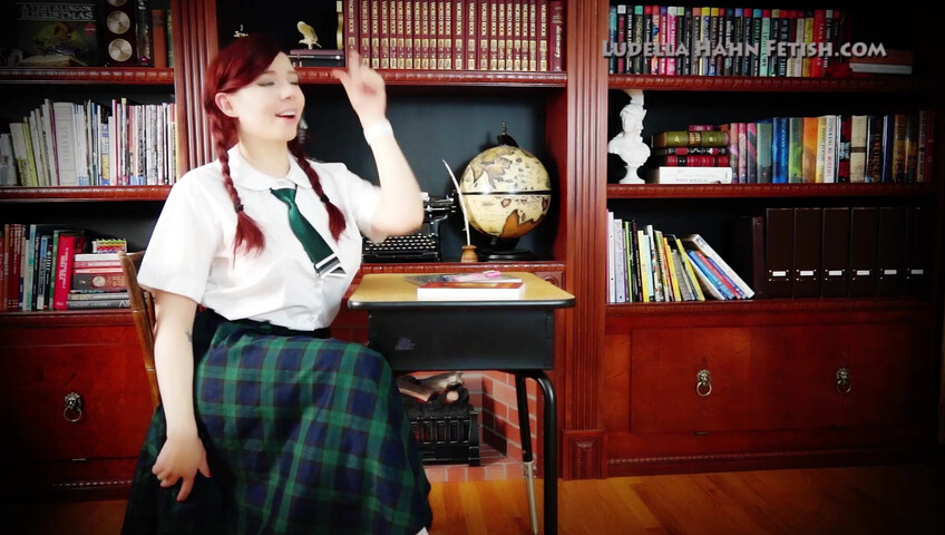 Ludella Hahns Fetish Adventures - Remote Controlled Stepsister Classroom Embarrassment - Wedgies, Humiliation, Humor, & Big Booty Shaking