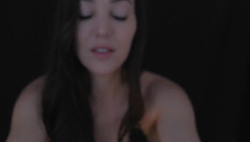 Orenda ASMR - Massage with Edible Lotion Integrating GF Roleplay and Ear Eating