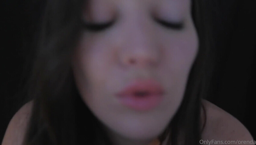 Orenda ASMR - Massage with Edible Lotion Integrating GF Roleplay and Ear Eating