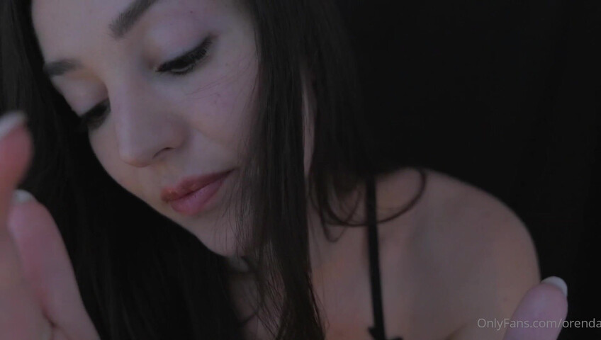 Orenda ASMR - Massage with Edible Lotion Integrating GF Roleplay and Ear Eating