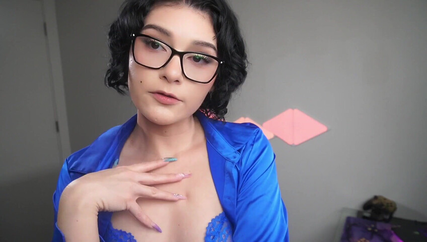 Otaku Jennii - Caught Gooning To Step-Sister JOI