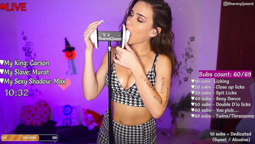 SharonQuee ASMR - Wet Licks