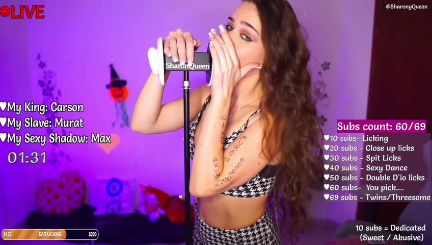 SharonQuee ASMR - Wet Licks