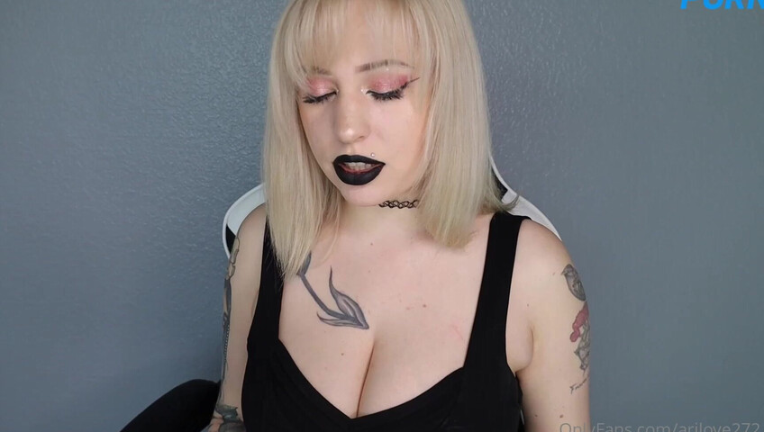 AriLove - ASMR Roleplay Goth Manager Gets On You Work HARDER or ELSE You'll Get Pegged!