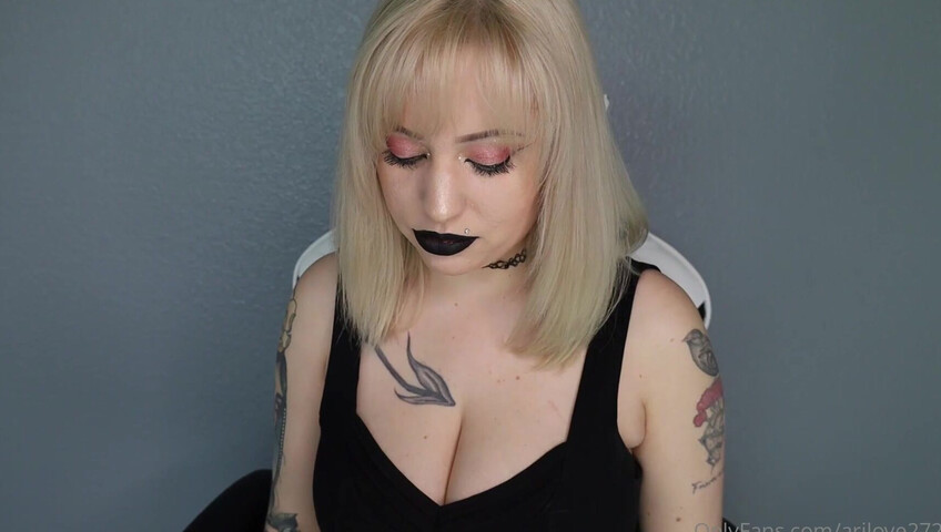 AriLove - ASMR Roleplay Goth Manager Gets On You Work HARDER or ELSE You'll Get Pegged!