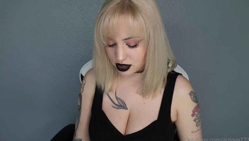 AriLove - ASMR Roleplay Goth Manager Gets On You Work HARDER or ELSE You'll Get Pegged!
