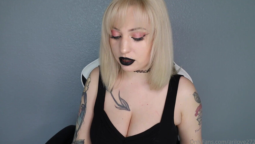 AriLove - ASMR Roleplay Goth Manager Gets On You Work HARDER or ELSE You'll Get Pegged!