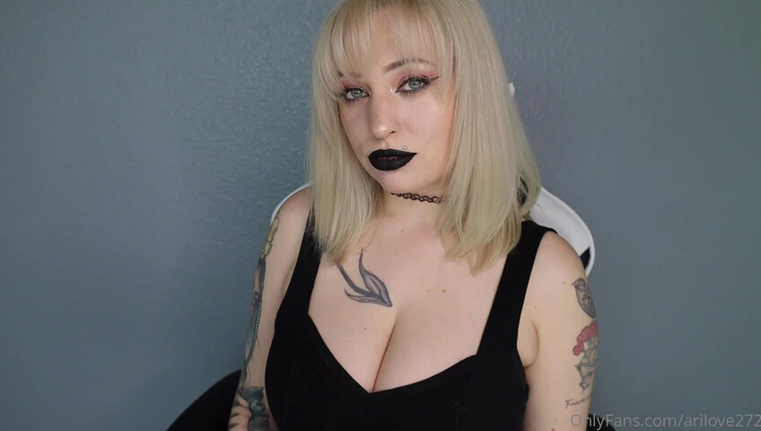 AriLove - ASMR Roleplay Goth Manager Gets On You Work HARDER or ELSE You'll Get Pegged!