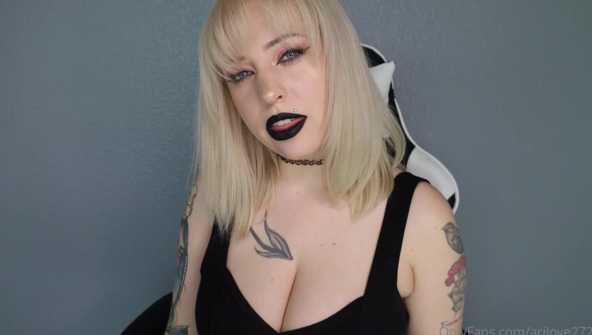 AriLove - ASMR Roleplay Goth Manager Gets On You Work HARDER or ELSE You'll Get Pegged!