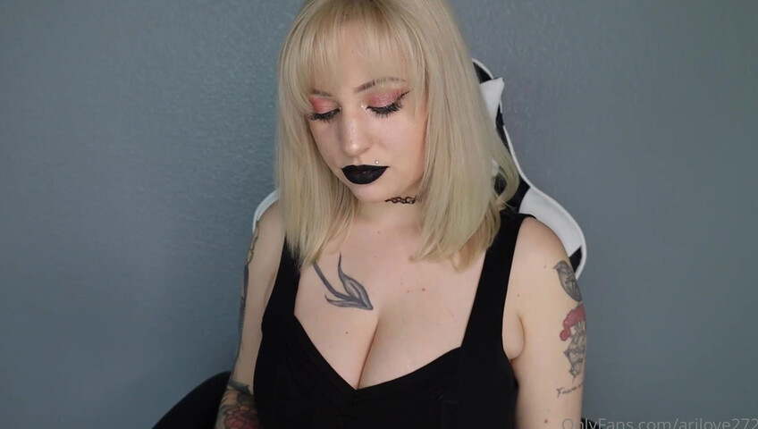 AriLove - ASMR Roleplay Goth Manager Gets On You Work HARDER or ELSE You'll Get Pegged!