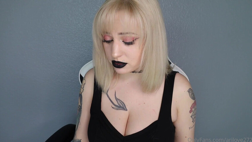 AriLove - ASMR Roleplay Goth Manager Gets On You Work HARDER or ELSE You'll Get Pegged!