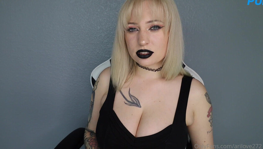 AriLove - ASMR Roleplay Goth Manager Gets On You Work HARDER or ELSE You'll Get Pegged!