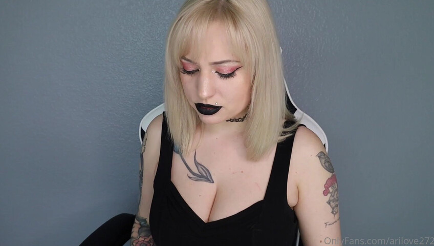 AriLove - ASMR Roleplay Goth Manager Gets On You Work HARDER or ELSE You'll Get Pegged!