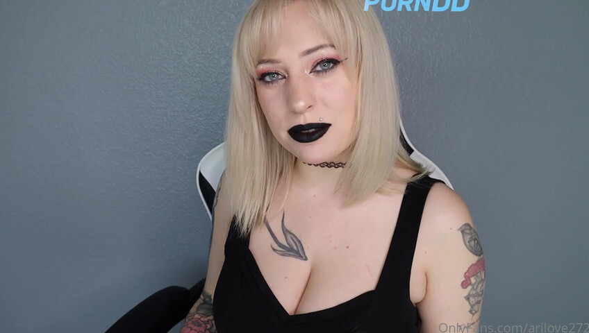 AriLove - ASMR Roleplay Goth Manager Gets On You Work HARDER or ELSE You'll Get Pegged!