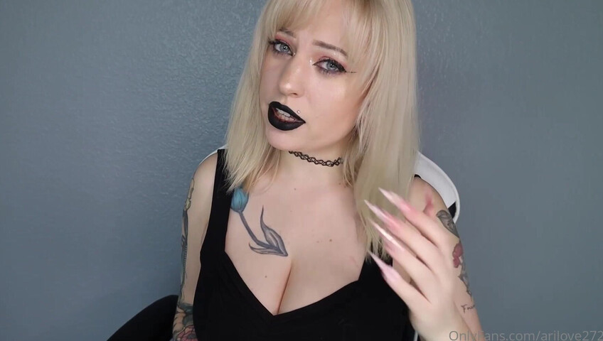 AriLove - ASMR Roleplay Goth Manager Gets On You Work HARDER or ELSE You'll Get Pegged!